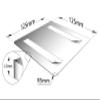 Türschilder24 XXL Door Sign (B), 125 x 125 x 1.5 mm, Storage Room, Solid Aluminum, Made in Germany view 2