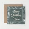 1 x Greeting Card – Merry Christmas Uncle, Festive Happy Xmas, Season’s Greetings, Niece, Family, Secret Santa #79253 view 1