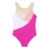 Alvivi Girls' Ballet Leotard Glitter Gymnastics Leotard Sleeveless Rose Red 158-164 view 4