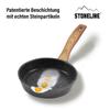 STONELINE Back to Nature Frying Pan, 14 cm, Nonstick Coating with Real Stone Particles, All Stovetops Including Induction, Fat-Free Frying view 3