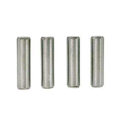 10-Piece Cylindrical Carbon Steel Dowel Pins, M10 x 35 mm