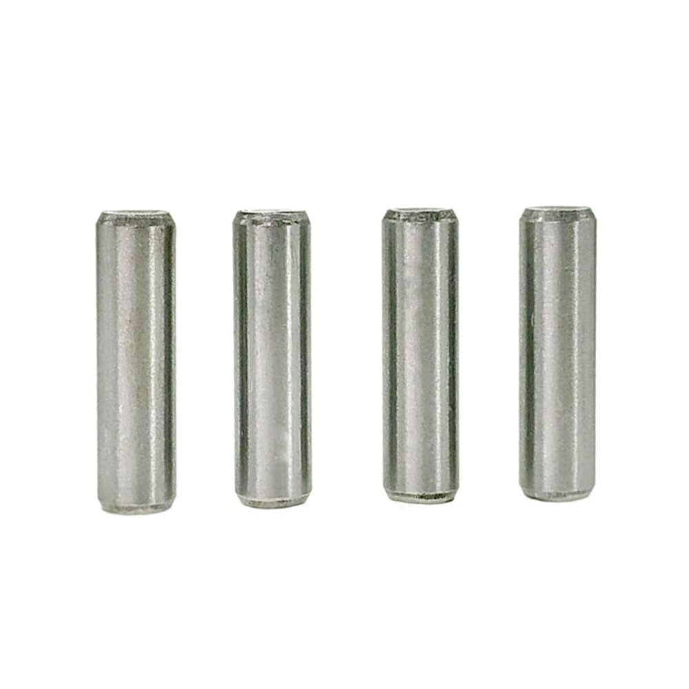 10-Piece Cylindrical Carbon Steel Dowel Pins, M10 x 35 mm