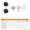 ZBLZGP WEIPU SP21 5-Pin IP68 Waterproof Aviation Connector Set view 3
