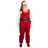 Deluxe Santa Claus Costume, Red, Size M view 1