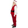 Deluxe Santa Claus Costume, Red, Size M view 3