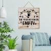 2022 The Year We Ran on Empty Wooden Wall Sign view 1