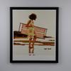 Orello Deluxe Solid Wood Poster Frame 48 x 68 cm, Matte Black, White Backing, Anti-Reflective Acrylic Glass view 1
