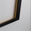 Orello Deluxe Solid Wood Poster Frame 48 x 68 cm, Matte Black, White Backing, Anti-Reflective Acrylic Glass view 2