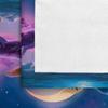 BUMIYA Moon and Colorful Wolves Blackout Curtains, 2 Panels, 200 x 200 cm view 4