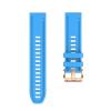 KANGDD 20 mm Silicone Band for Garmin Fenix 7S/6S/5S, Rose Gold Buckle, Sea Blue view 1