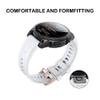 KANGDD 20 mm Silicone Band for Garmin Fenix 7S/6S/5S, Rose Gold Buckle, Sea Blue view 2