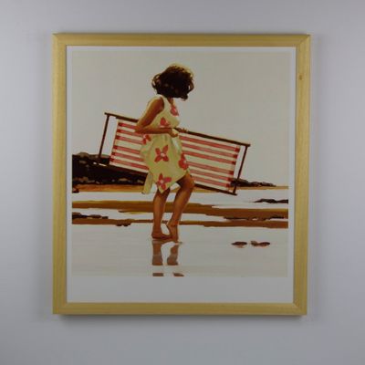 Orello Deluxe Solid Wood Poster Frame 20 x 26 cm, Natural, White Background, Anti-Reflective Acrylic Glass