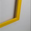Orello Deluxe Solid Wood Picture Frame 36 x 49 cm, Gloss Yellow, White Background, Clear Acrylic Glazing view 2