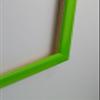 Orello Deluxe Solid Wood Picture/Poster Frame 33 x 95 cm, Green/Light Green, High-Gloss, White Background, Clear Acrylic Glass view 2