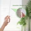 Sicheii 43.2 cm Vertical Blind Tilt Wands, Replacement Rods with Hooks and Handles, Clear, 6-Pack view 2