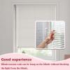 Sicheii 43.2 cm Vertical Blind Tilt Wands, Replacement Rods with Hooks and Handles, Clear, 6-Pack view 3