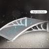SHUGUANGGUDE Transparent Curved Door Awning, 80 x 300 cm view 3