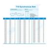 Geeyu ZHaonan T10 Rubber Timing Belt, T10×1200, 120 Teeth, 35 mm Wide view 3
