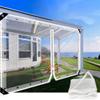 SDLLG Transparent PVC Tarp 0.35 mm Waterproof with Zipper & Eyelets view 1