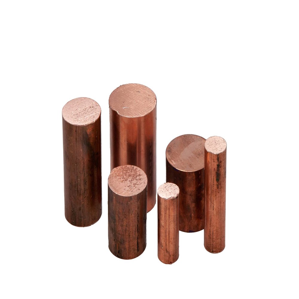 Copper Round Disc, Copper Rod, Cu Metal (95 mm Diameter, 30 mm Length)