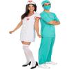 Funidelia | Adult Doctor Costume - Doctors & Nurses, Doctor, Professions - Costume for Parties, Carnival & Halloween - Size M-L - Blue view 3