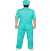 Funidelia | Adult Doctor Costume - Doctors & Nurses, Doctor, Professions - Costume for Parties, Carnival & Halloween - Size M-L - Blue view 4
