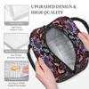 Lsjuee Vintage Floral Bandana Print Insulated Lunch Bag view 4