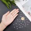 SUNNYCLUE 100-Piece Silicone Earring Comfort Pads, 5.5 mm, Clear Disc Cushions for Clip-On and Screw-Back Earrings view 3