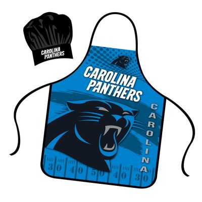 Mojo Licensing Carolina Panthers Apron and Chef Hat Set, Full Color, One Size