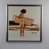 Orello Deluxe Solid Wood Picture Frame 35 x 35 cm, Silver Patina, White Backing, Clear Acrylic Glass view 1
