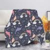 HUGS IDEA Cartoon Galaxy Harwhale Fleece Throw Blanket for Kids view 1