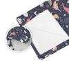 HUGS IDEA Cartoon Galaxy Harwhale Fleece Throw Blanket for Kids view 3