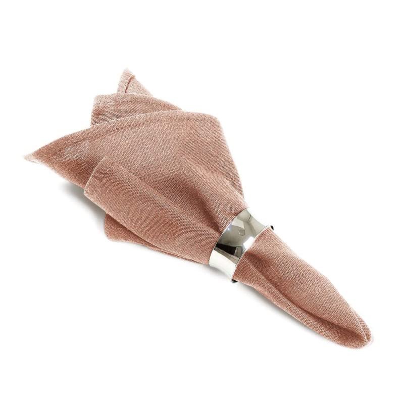 Brown Cotton Cloth Napkins, 25 Pack, 40 x 40 cm
