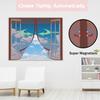 AXFZZRS Magnetic Fly Screen Window Curtain, Brown, 180 x 260 cm view 3
