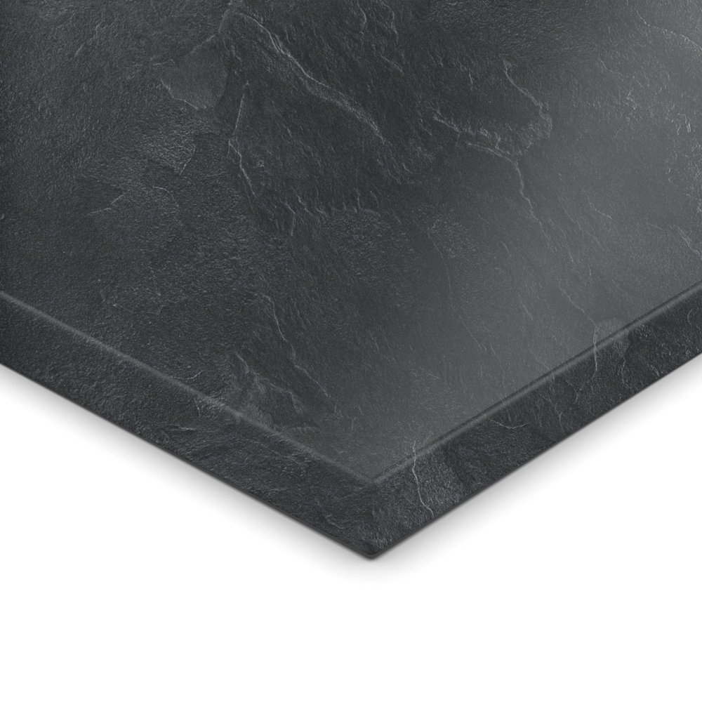 AUPROTEC Decorative Panel 19 mm Slate 10 x 80 cm, ABS Edging on All Sides