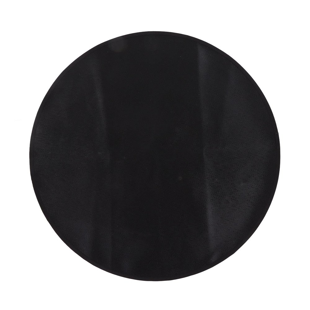 Round Fireproof Grill Mat, 60 cm, Washable and Reusable