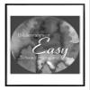 BIRAPA Easy Plastic Poster Frame 48 x 64 cm, Glossy Black, with Clear Plastic Glazing view 1