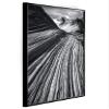 BIRAPA Easy Plastic Poster Frame 48 x 64 cm, Glossy Black, with Clear Plastic Glazing view 3