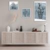 BIRAPA Easy Plastic Picture Frame 75 x 98.5 cm, White, with Clear Plastic Glazing view 2