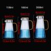 Blue Glass Pitcher with Lid and Handle, 1.65 L view 2