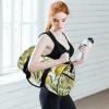 Citrus Fruits Lemon Floral Sports Gym Duffel Bag, Multicolor, L view 2