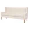Makastle 2-Piece Sofa Set, 2-Seater and 3-Seater, Cream White view 2