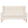 Makastle 2-Piece Sofa Set, 2-Seater and 3-Seater, Cream White view 3