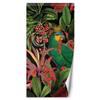 Feeby Tropical Parrot Crown Photo Wallpaper 90 x 210 cm, Non-Woven Wall Panel view 1