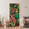 Feeby Tropical Parrot Crown Photo Wallpaper 90 x 210 cm, Non-Woven Wall Panel view 3