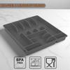 ENGELLAND Cutlery Tray with 9 Compartments, Anthracite, 45 x 39 x 5 cm view 4