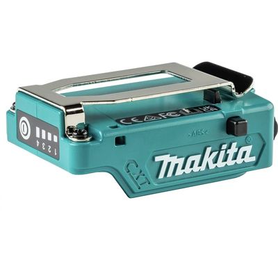 Makita TD00000110 12 V max CXT Power Source with USB Port, Blue Green/Trace of Paradise