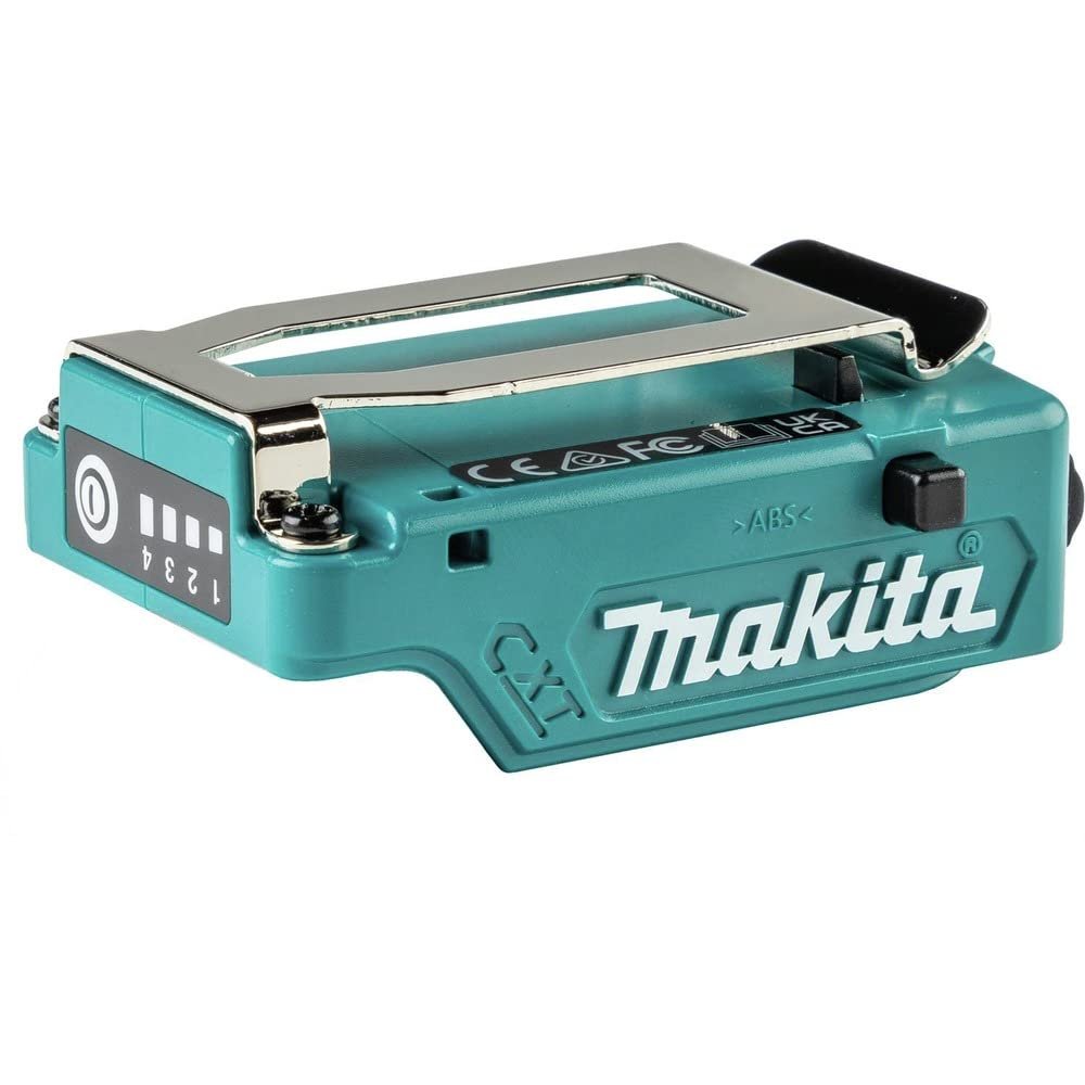 Makita TD00000110 12 V max CXT Power Source with USB Port, Blue Green/Trace of Paradise