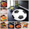 Chickwin Round Basketball Rug, Non-Slip, Soft Flannel, 80 cm Diameter view 2