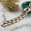 NATOU Steel Bag Chain, DIY Bronze-Colored Metal Replacement Chain, Shoulder Strap for Handbag Handle view 2